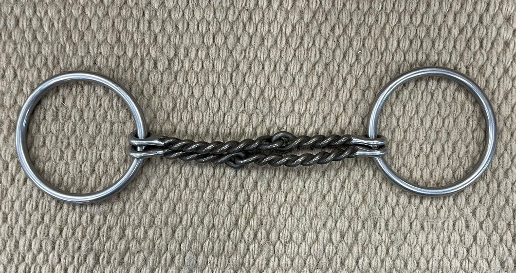 BIT - RM51 - Reinsman Loose Ring Double Twisted Snaffle