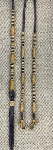 Black Romal Reins Handmade, 10 Plaits Romel Reins, 55 Romel Black Romal Reins Handmade, 10 Plaits Romel Reins, 55 Romel
