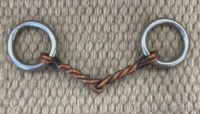 BIT - PB04 - Reinsman Pony Loose Ring Twisted Snaffle 3 1/2