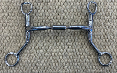 BIT - MB62 - Myler Stainless Steel HBT Sweet Iron Comfort Snaffle Wide Barrel