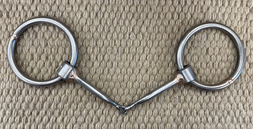 BIT - NH18 - Nolan Hansen Loose Ring Mullened Snaffle - 3