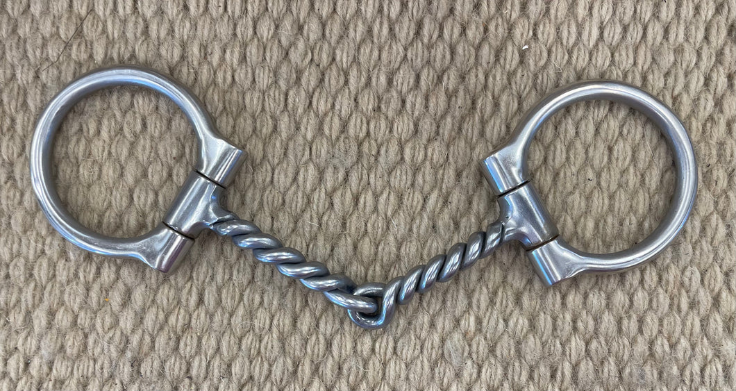 BIT - PB02 - Pro Choice EQ Pony D-Ring Twisted Snaffle 4 1/2