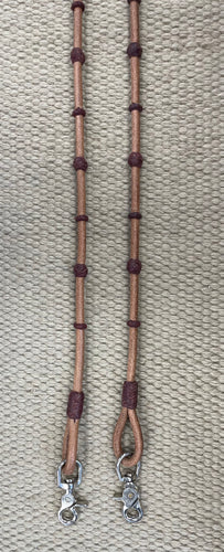 Closed Reins - CR33 - 7 3/4’ Rolled Harness
