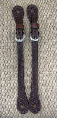 Spur Straps - SPS40 - Men's Straight Basket Brown