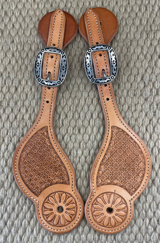 Spur Straps - SPS61 - Toni Pedrini Ladies Block Stamp Plain