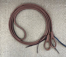 Closed Reins - CR14 - 1/2” x 8’ Single Harness Rein Lined & Stitched