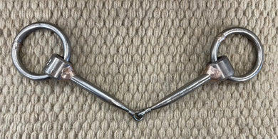 BIT - NH01 - Nolan Hansen Loose Ring Mullened Snaffle - 1 7/8