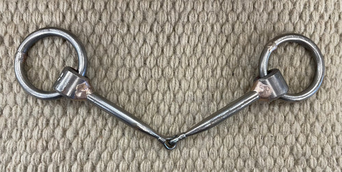 BIT - NH01 - Nolan Hansen Loose Ring Mullened Snaffle - 1 7/8