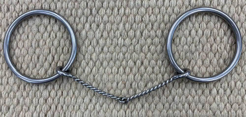 BIT - RM41 - Reinsman Loose Ring Thin Twisted Snaffle
