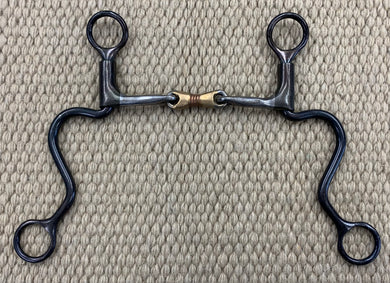 BIT - DT26 - Dutton Long Calvary Dog Bone Snaffle