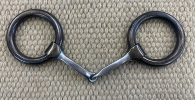 BIT - DT12 - Dutton Heavy Ring 3/8”  Square Snaffle