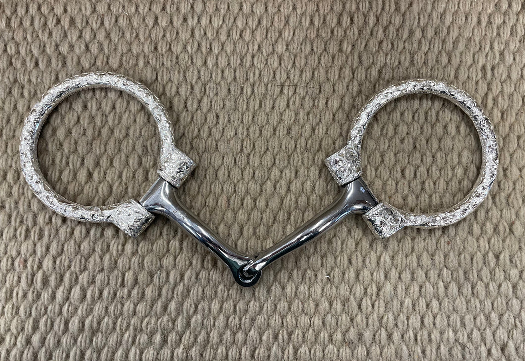 BIT - FR07 - Franco D-Ring Snaffle Stainless Finish