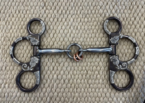 BIT - CT10 - Cowboy Tack Big Rose Short Shank Lifesaver