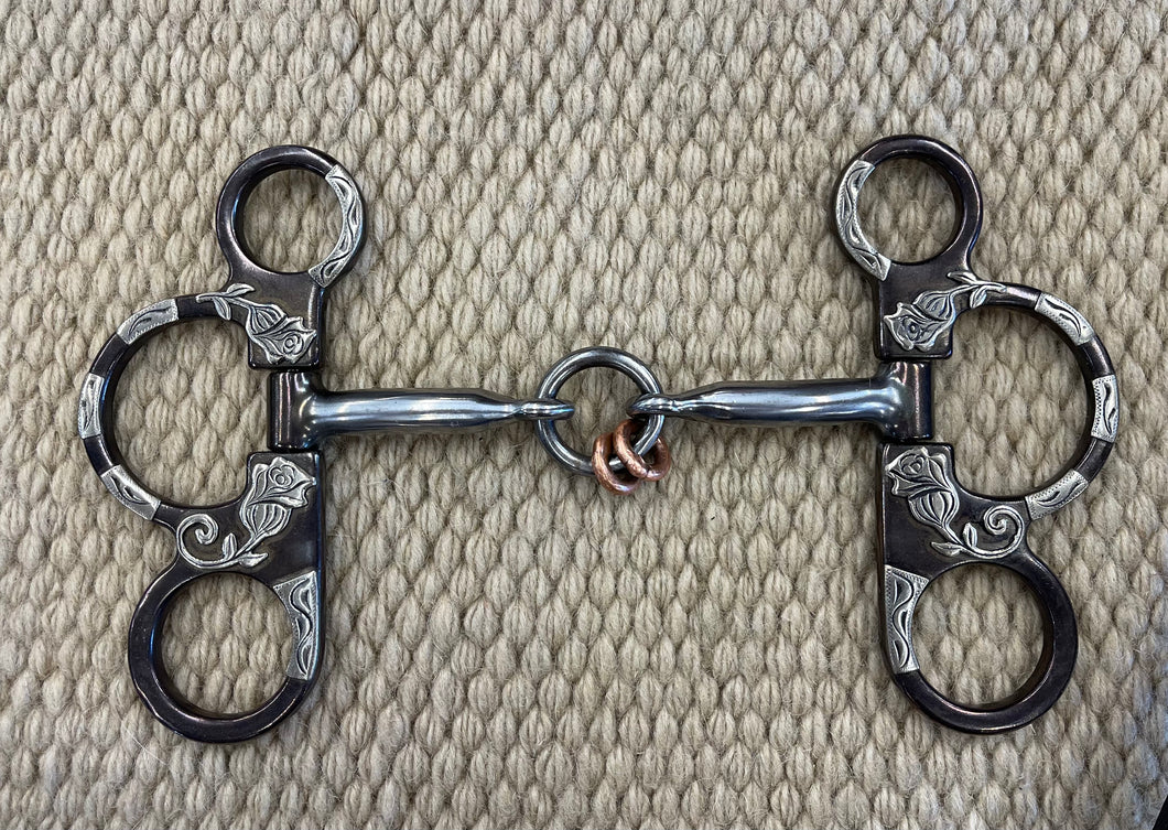 BIT - CT10 - Cowboy Tack Big Rose Short Shank Lifesaver
