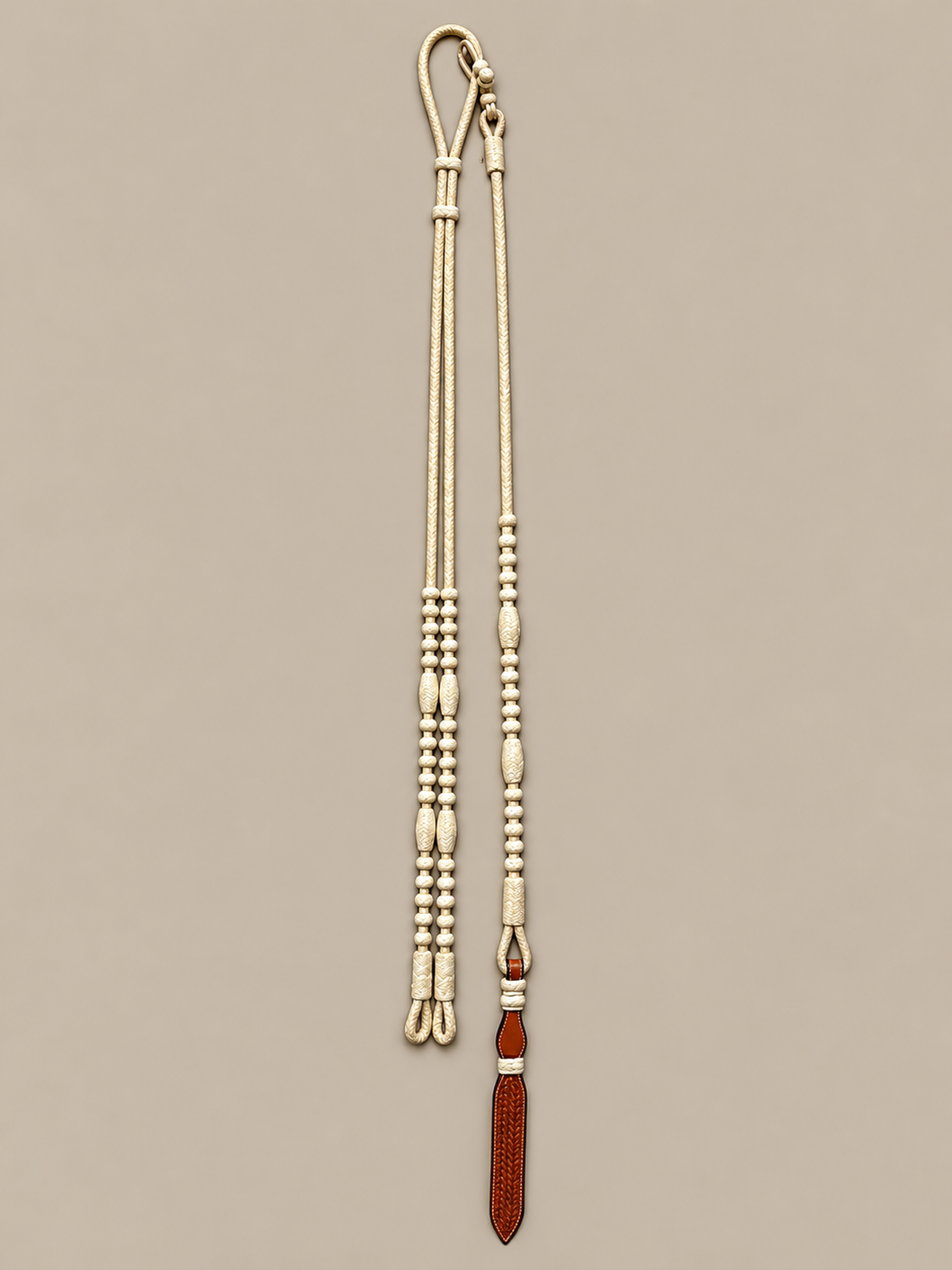 Romal Reins - RR06 - Sierra Way 12 Plait Oklahoma Style Natural 84
