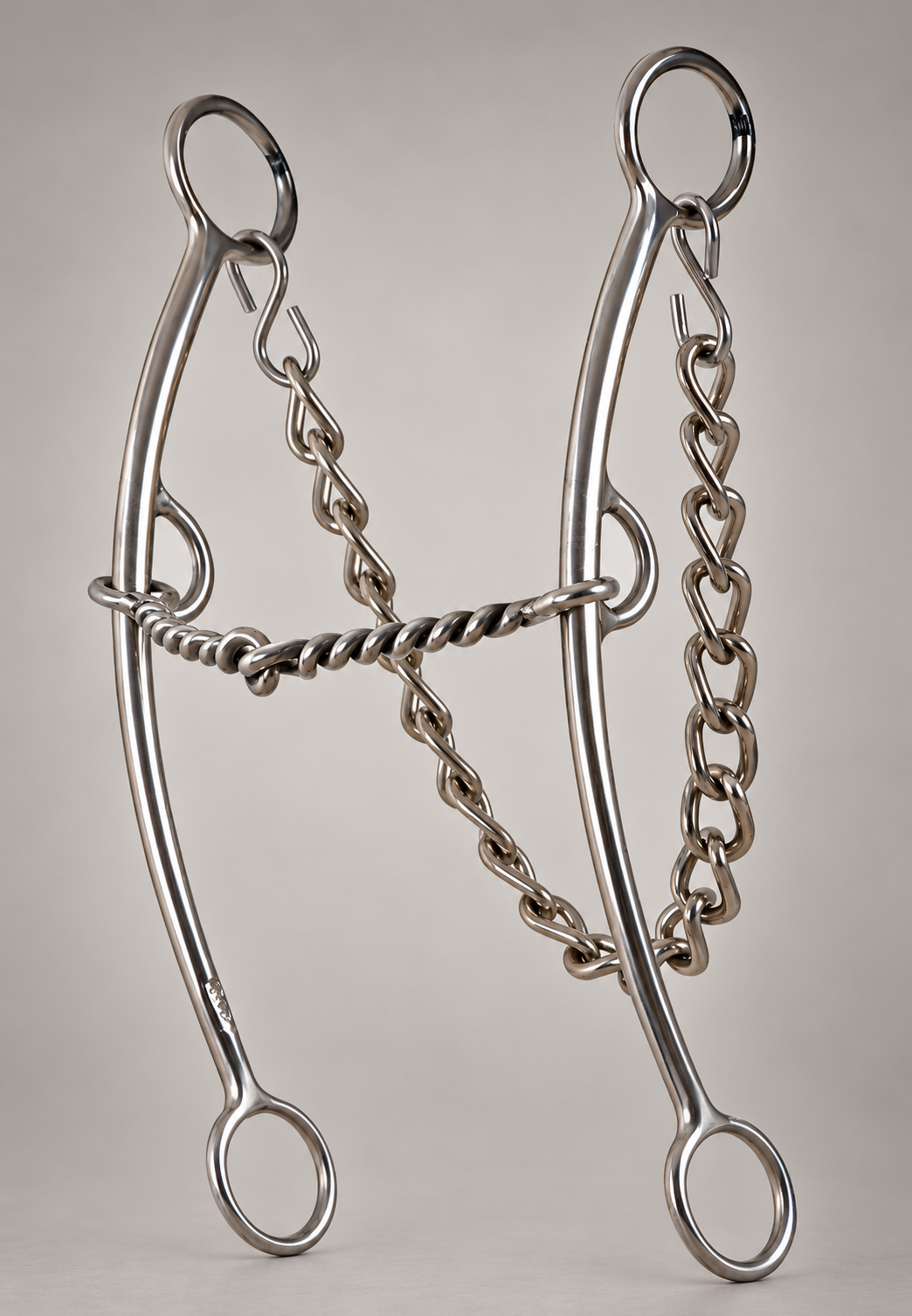 BIT - CE33 -  Classic Equine Goostree Short Shank Twisted Wire Pickup