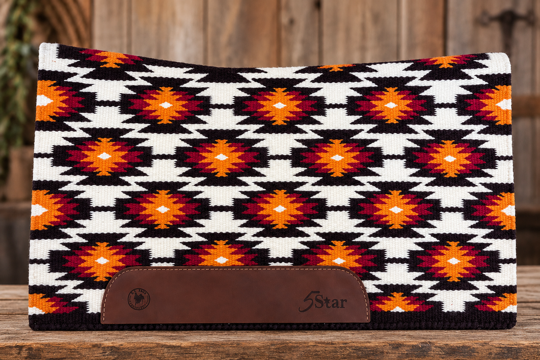 Saddle Pad - SDP04 - 5 Star Fire Starburst 40