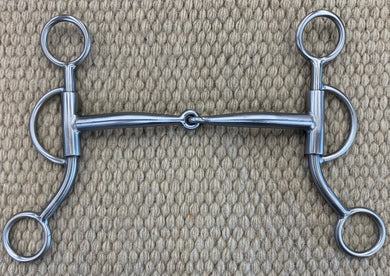 BIT - TB163 - Tom Balding Baseline Short House Snaffle 6