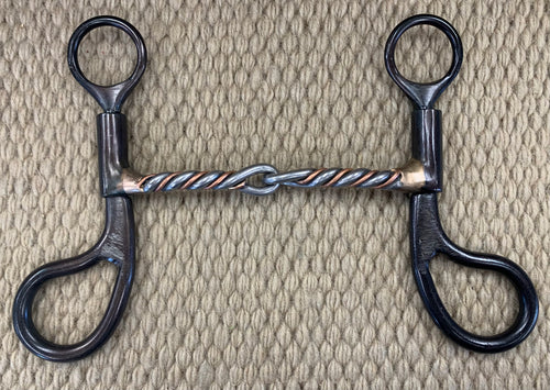 BIT - DT207 - Dutton Teardrop Twisted Copper Snaffle