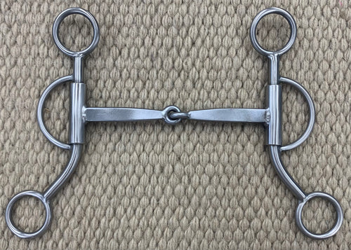 BIT - TB190 - Tom Balding Baseline Short Flat Bar Snaffle