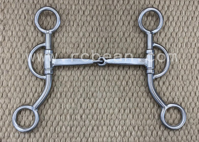 BIT - TB113 - Tom Balding Advantage Short Flat Bar Snaffle