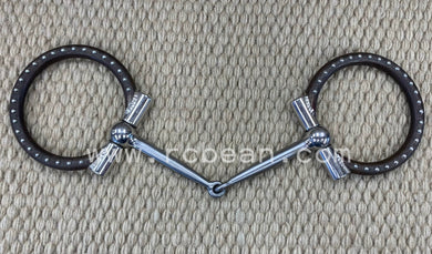 BIT - TB206 - Tom Balding Ted Robinson Snaffle Brown w/ Dots