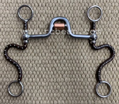 BIT - TB22 - Tom Balding Medium S Ballhinge Clearwater w/ Roller Brown with Dots