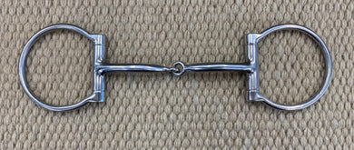 BIT - MB01 - Myler D-Ring Sweet Iron Snaffle 3/8