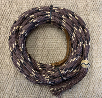 Mecate - MEC01 - 5/8”x23’ Yacht Rope Brown, Tan & Black