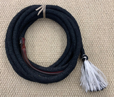 Mecate - MEC85 - 1/2” x 22’ Spun Dacron Black