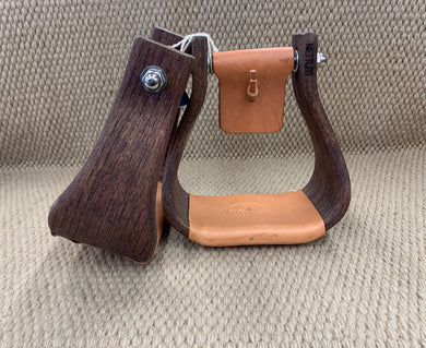 Stirrups - STP17 - Nettles 3 1/2” Chisholms Oversized Mahogany
