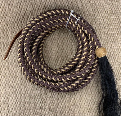 Mecate - MEC133 - 1/2”x22’ Plum and Tan Paracord