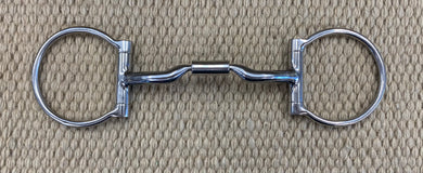 BIT - MB07 - Myler D-Ring Sweet Iron Low Port Comfort Snaffle
