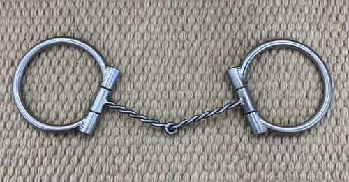 BIT - TB368 - Tom Balding D-Ring Small Twisted Snaffle