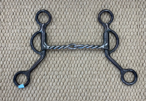 BIT - DT72 - Dutton Short Loomis Twisted Snaffle