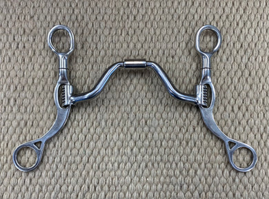 BIT - MB43 - Myler MBL Shank Sweet Iron Low Port Comfort Snaffle