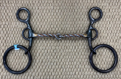 BIT - DT160 - Dutton Old Cowboy Twisted Copper Snaffle