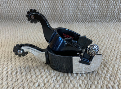 Spurs - SP25 - Tom Balding Ladies Black w/ Overlay Shank and Heelband