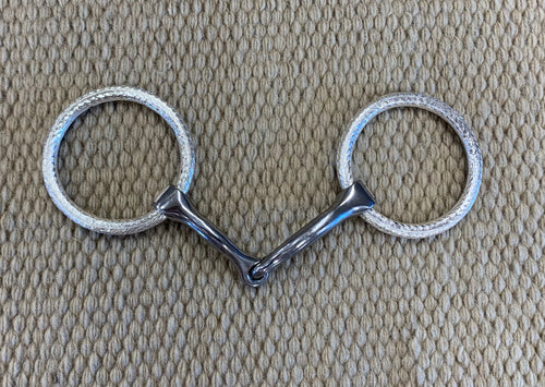 BIT - FR02 - Franco Silver Engraved 2008 Snaffle w/ M25