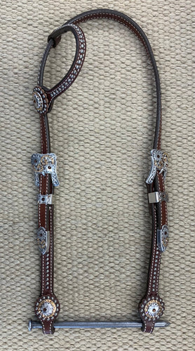 Headstall - HS22 - Stacey's Showtime Brown
