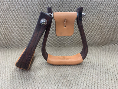 Stirrups - STP07 - Nettles 1 1/2” Chisholm Mahogany