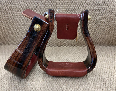 Stirrups - STP25 - Nettles 2 1/2” Oversized Flatbottom Triple Finish