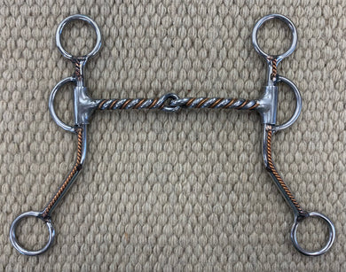 BIT - RM12 - Reinsman D&L Twisted Sweet and Sour Snaffle