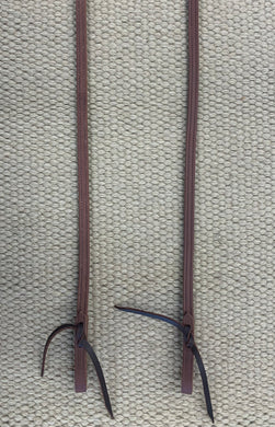 Closed Reins - CR13 - 1/2” x 10’ Single Harness Rein Lined & Stitched