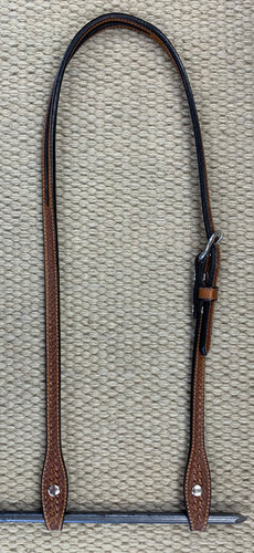 Headstall - HS61 - Basket Antiqued Split Ear