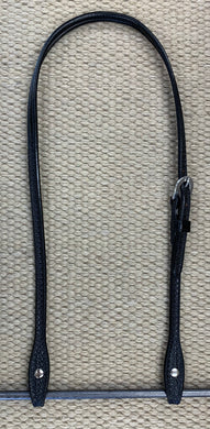 Headstall - HS60 - Basket Black Split Ear