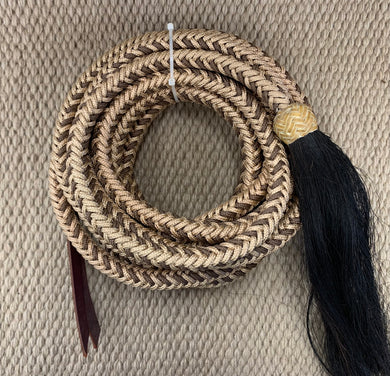 Mecate - MEC134 - 1/2”x23’ Brown and Tan Paracord