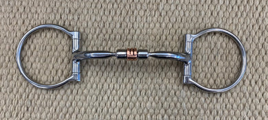 BIT - MB17 - Myler D-Ring Sweet Iron Comfort Snaffle Stainless